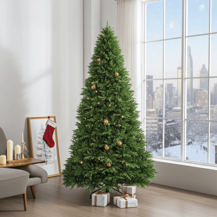 4FT Unlit Artificial Christmas Tree — 907 PE/PVC Tips, Full Realistic, Foldable Metal Base - Monsta Online