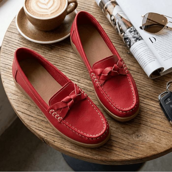 Women's Slip - On Walking Loafers – Wide Toe Box, Arch Support & Non - Slip Sole - Monsta Online