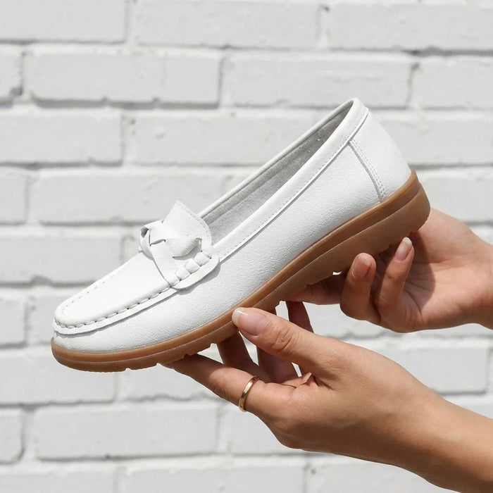 Women's Slip - On Walking Loafers – Wide Toe Box, Arch Support & Non - Slip Sole - Monsta Online