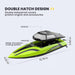 AquaRacer: 20+ MPH High - Speed Remote Control Boat With Dual Batteries - Monsta Online