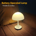 Dimmable LED Mushroom Table Lamp Portable USB Rechargeable for Cozy Ambiance - Monsta Online