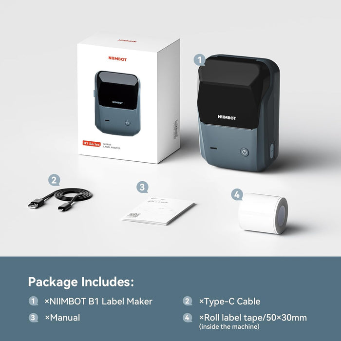 Pocket - Sized Bluetooth Thermal Label Printer for Quick and Easy Labeling - Monsta Online