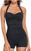 Women's Boyleg One - Piece Swimsuit – Sporty, Chic & Full Coverage for Beach and Pool - Monsta Online