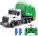 1/24 RC Garbage Truck Toy with Lights & Dual Batteries - 6CH Recycling Trash Truck for Kids 3+ - Monsta Online