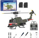 Premium 1:48 Scale Huey Military RC Helicopter with 6CH 2.4G Flybarless Remote Control Helicopter Model for Teens and Adults With Dual Batteries - Monsta Online