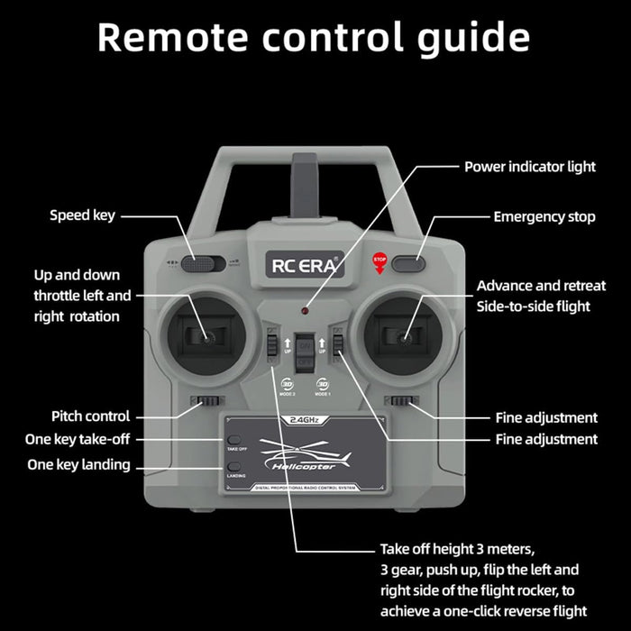 Premium 1:48 Scale Huey Military RC Helicopter with 6CH 2.4G Flybarless Remote Control Helicopter Model for Teens and Adults With Dual Batteries - Monsta Online
