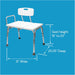Heavy - Duty Slip - Resistant Shower Chair Medical Transfer Bench - Bath Stool - Monsta Online