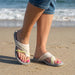 Women's Orthopedic Cross Strap Sandals – Arch Support, Memory Foam & Non - Slip - Monsta Online