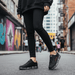 Women's Lace - Up Canvas Sneakers – Breathable Graffiti Design for Trendy Casual Style - Monsta Online