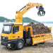 1:14 Scale 26CH Metal RC Crane Dump Truck – Remote Control Construction Toy for Kids - Monsta Online