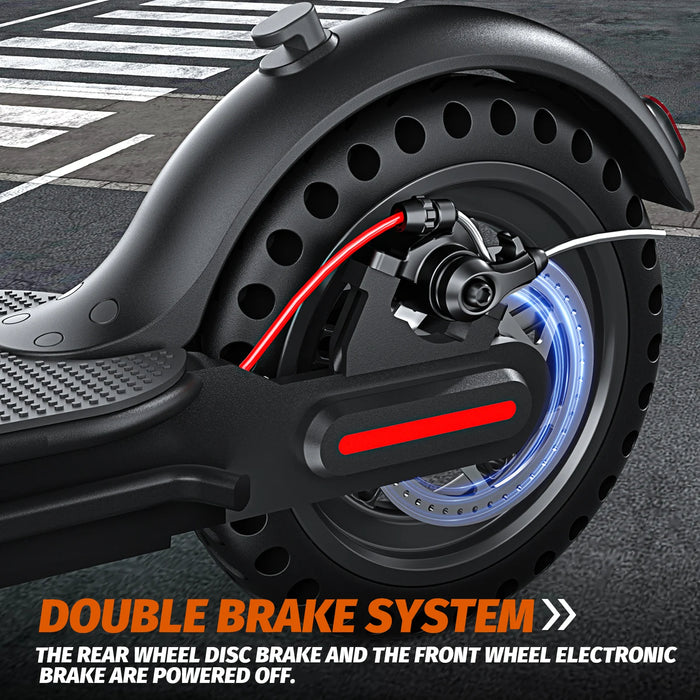 Foldable 350W Adult Electric Scooter with 19mph Top Speed and Extended Battery - Monsta Online