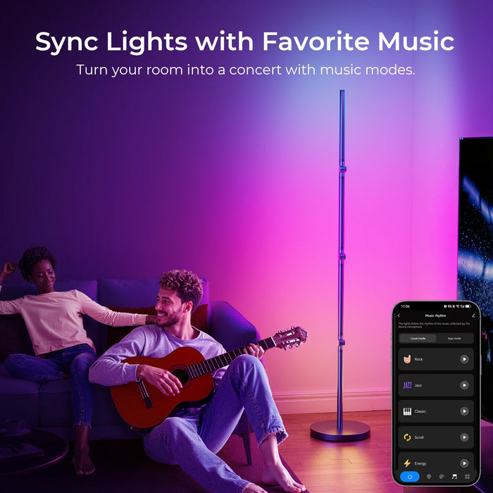 Luxury Smart Foldable LED Floor Lamp for Modern Spaces - Monsta Online