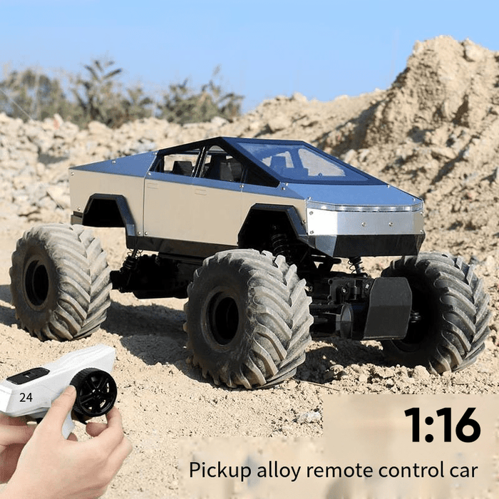 CYBER 1:16 RC Crawler Truck - Futuristic Off - Road Cyberpickup for Kids - Monsta Online