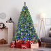 6FT Pre - Lit Smart Artificial Christmas Tree — 280 WiFi LED, Music Sync, App Control, Hinged, Metal Stand - Monsta Online