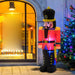 6FT Prelit Inflatable Nutcracker Toy Soldier with LED Lights - Outdoor Christmas Decoration - Monsta Online