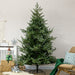 7.5FT Wide Artificial Christmas Tree — 1288 Tips, Unlit, Auto - Open, Easy - Shape Branches, Steel Base - Monsta Online