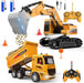 Ultimate 2 - in - 1 RC Construction Set - Excavator & Dump Truck - 1:20 Scale Remote Control Toy with Lights, Sounds & Dual Batteries - Monsta Online