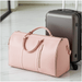 Premium Convertible PU Leather Garment Duffel Travel Bag - Monsta Online