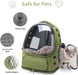 Breathable Transparent Cat Carrier Backpack for Safe and Comfortable Adventures - Monsta Online