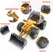 1:18 Scale 4WD RC Front Loader with Lights - 9 Channel Toy Tractor with Dual Batteries for Kids - Monsta Online