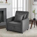 3 - in - 1 Convertible Sleeper Sofa Bed Chair With Reclining Lounger Function - Monsta Online
