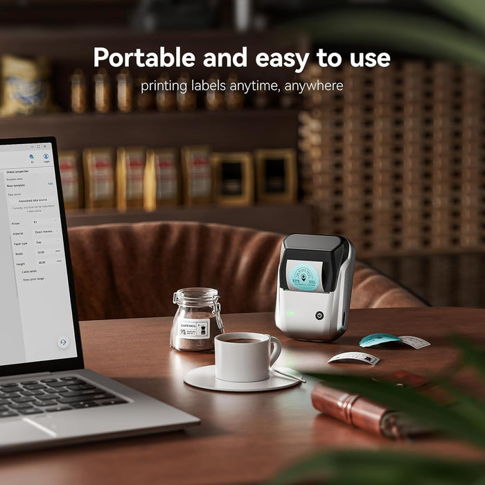 Pocket - Sized Bluetooth Thermal Label Printer for Quick and Easy Labeling - Monsta Online