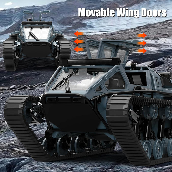Ripsaw 1:16 Scale RC High Speed Tank Crawler with 2.4Ghz Remote Control Off - Road RC Tracked Military Vehicle with Dual Batteries for Kids and Adults - Monsta Online