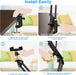 Adjustable Overhead Phone Mount with Ring Light for Live Streaming and Recording - Monsta Online