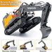 Premium 1:16 Full Function 3 - in - 1 Volvo RC Excavator – 17 - Channel Remote Control Toy with Metal Shovel, Drill & Grab for Kids - Monsta Online
