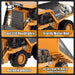 Ultimate 4 - in - 1 Metal RC Construction Fleet - Excavator, Truck, Dozer & Loader - 2.4GHz Remote Control Toy for Kids - Monsta Online