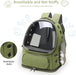 Breathable Transparent Cat Carrier Backpack for Safe and Comfortable Adventures - Monsta Online