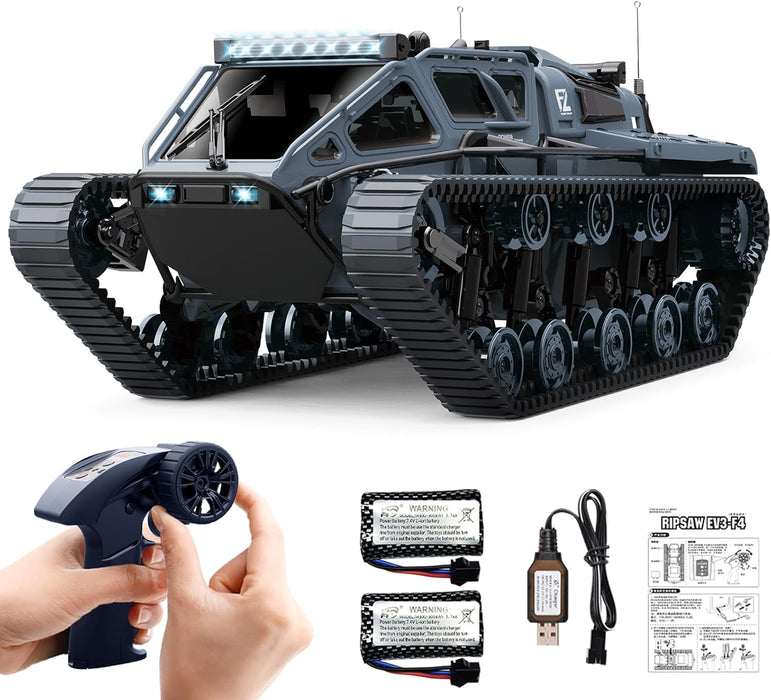 Ripsaw 1:16 Scale RC High Speed Tank Crawler with 2.4Ghz Remote Control Off - Road RC Tracked Military Vehicle with Dual Batteries for Kids and Adults - Monsta Online