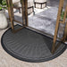 Luxury Semi - Circular Non - Slip Rubber Door Mat – Elegant Dirt - Trapping Welcome Mat for Any Entryway - Monsta Online