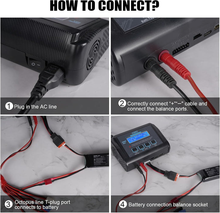 RC Battery Charger 150W 10A LiPo Battery Charger & Discharger for RC Cars. Boats, Construction, Helis & Drones - Fast, Smart, 1 - 15S Compatible - Monsta Online