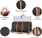 Premium Convertible PU Leather Garment Duffel Travel Bag - Monsta Online