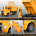 Premium 1:26 Scale Mack RC Dump Truck Toy for Kids - Remote Control Construction with Lights - Monsta Online