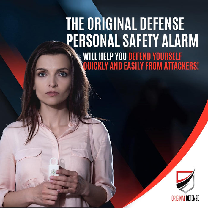 SafeGuard Pro 130dB Personal Safety Alarm with LED Strobe Light - Monsta Online