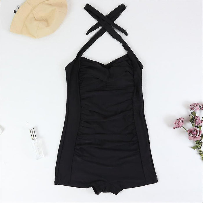 Women's Boyleg One - Piece Swimsuit – Sporty, Chic & Full Coverage for Beach and Pool - Monsta Online