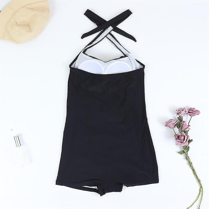 Women's Boyleg One - Piece Swimsuit – Sporty, Chic & Full Coverage for Beach and Pool - Monsta Online