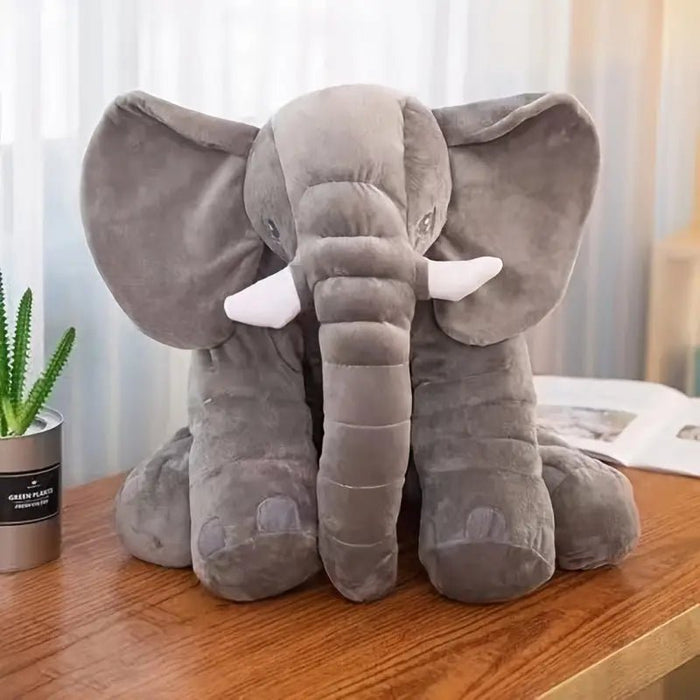 Ultra - Soft Large Plush Elephant Cuddle Pillow for Kids and Loved Ones - Monsta Online