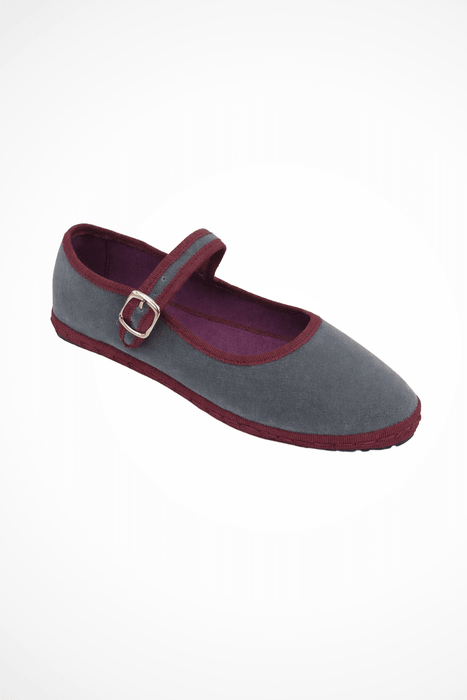 Emma Mary Jane Ballet Flats – Women's Round Toe Buckle Strap Suede Flat Shoes - Monsta Online