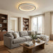 Mysaglobe Scandinavian Round LED Ceiling Light – Modern Minimalist Flush Mount for Any Room - Monsta Online