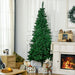 7FT Half Artificial Christmas Tree — 520 Tips, Auto - Open Hinged, Unlit, Space - Saving, Steel Base - Monsta Online