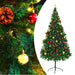 7FT Pre‑Lit Artificial Christmas Tree with Baubles — 200 LEDs, 910 Tips, USB Powered - Monsta Online