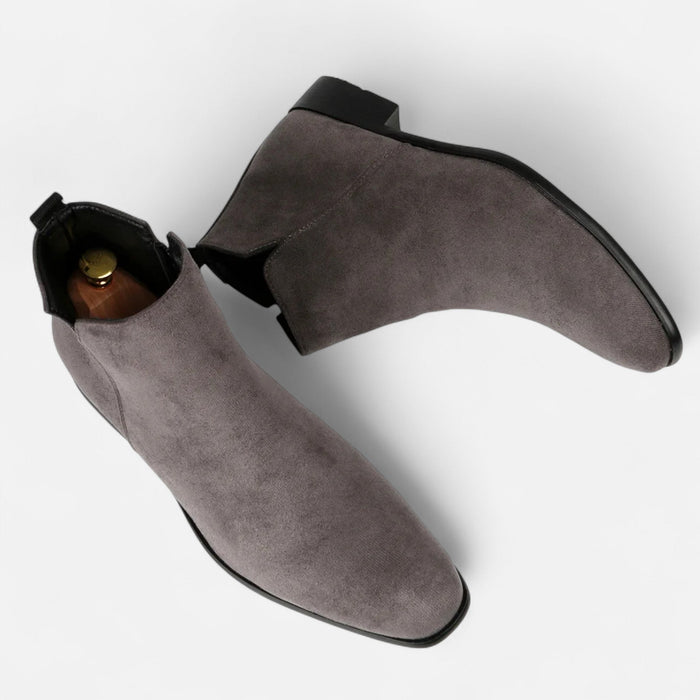 Men's Square - Toe Chelsea Boots – Sleek Pull - On Ankle Boots for Every Occasion - Monsta Online