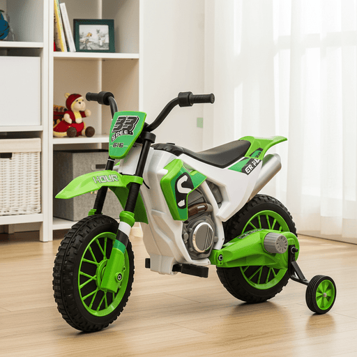 12V Electric Kids Ride On Dirt Bike - Ride - On Motorcycle with Training Wheels - Monsta Online