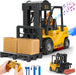 1:24 Scale RC Forklift Truck - 11 Channel Remote Control Toy with Lights, Spray for Kids & Adults with Dual Batteries - Monsta Online