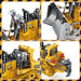 1:24 Scale 9 Channel Remote Control Bulldozer Toy with Metal Shovel and Dual Batteries Lights & Sounds for Kids - Monsta Online
