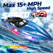 Fury: High Speed 15 MPH RC Speed Boat for Kids and Adults with Dual Batteries - Monsta Online
