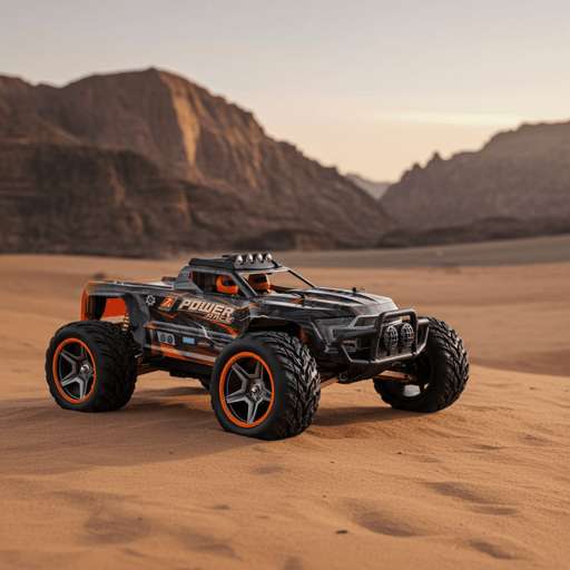 Power Pursuer: 1:12 4WD Remote Control Monster Truck With Dual Rechargeable Batteries - Monsta Online